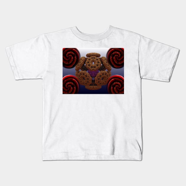 Donuts and Candied Apple Swirls Kids T-Shirt by barrowda